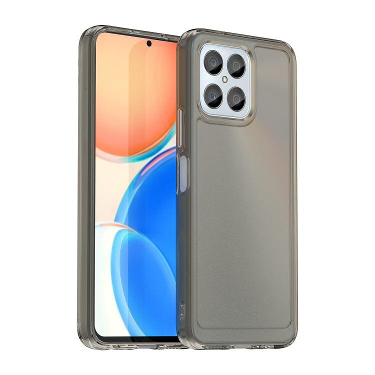 For Honor X6 5G Candy Series TPU Phone Case(Transparent Grey)