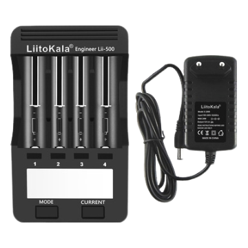 LiitoKala Intelligent Universal Ni-MH/ lithium ion Charger Lii-500 No. 5 No. 4 Slot 186507