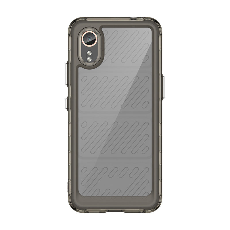 For Samsung Galaxy Xcover7 TPU Case Candy Series Soft Phone Back Protector - Transparent Grey