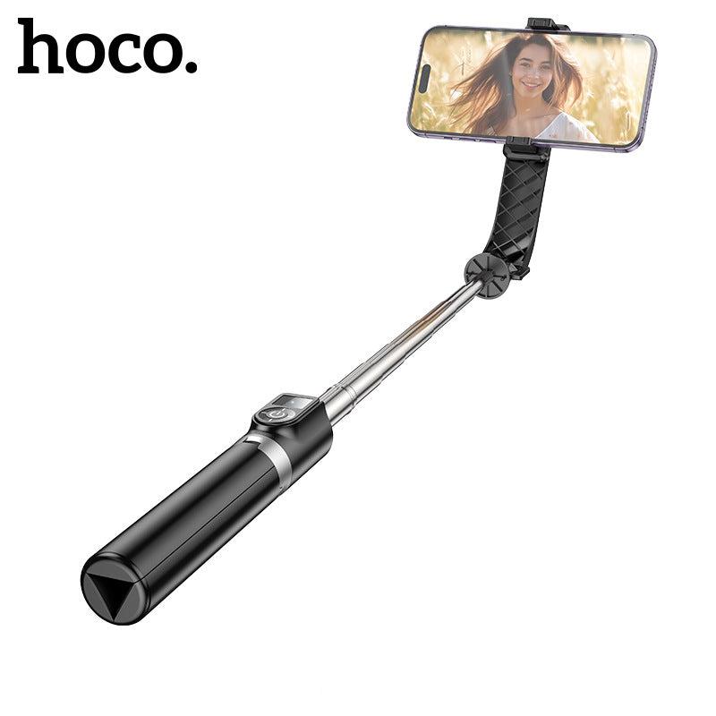 Hoco K20 Selfie Stick Tripod Phone Holder Monopod With Bluetooth Remote Shutter (Black)