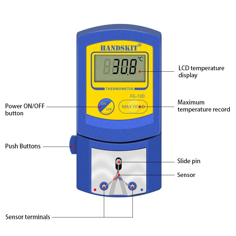 FG-100 Soldering Iron Tip Thermometer Temperature Tester 0-700?