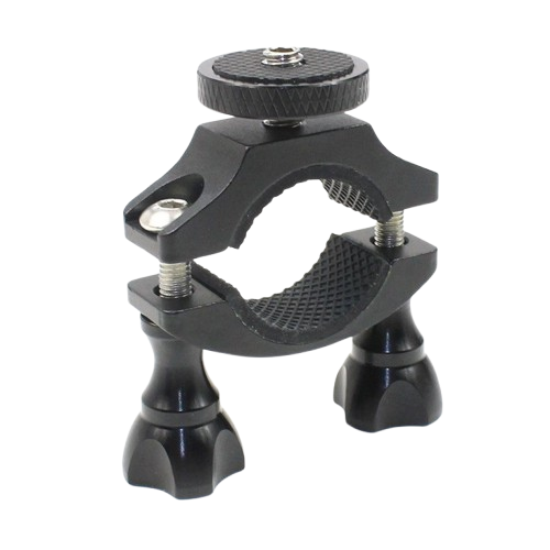 Suitable for Gopro13 Bicycle Clamp Bracket 1/4 Screw Bicycle Clamp 20-30mm Pipe Diameter Bicycle Pipe Clamp