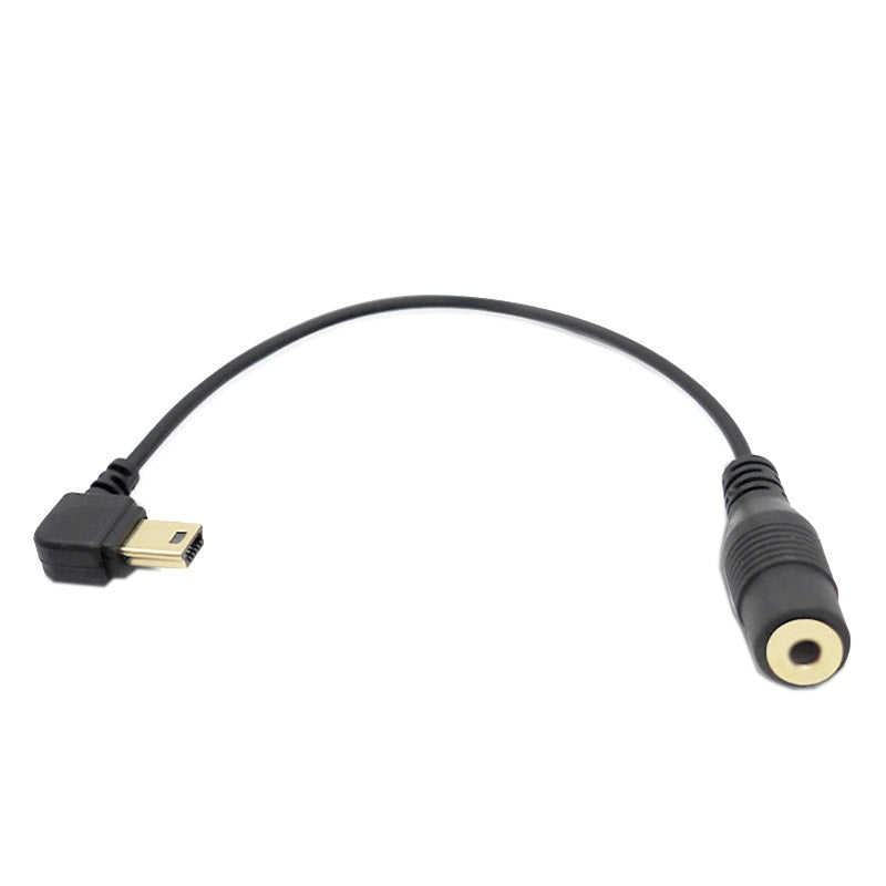 Mini USB to 3.5mm Mic Microphone Adapter Cable Cord for