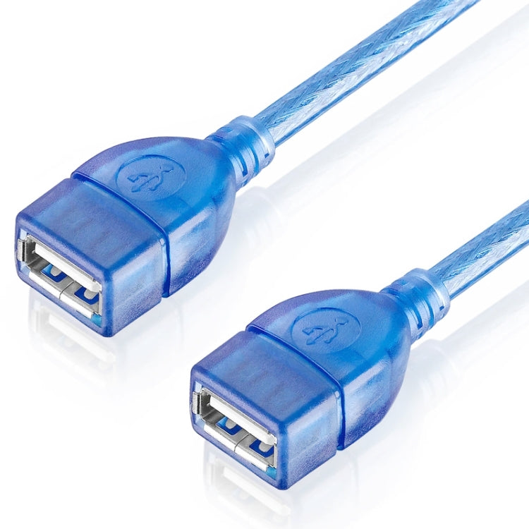 USB 2.0 Type A Female to Female AF/AF Cable, Length: 30cm (Blue)