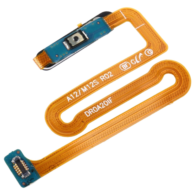 For Samsung Galaxy M12 / A12 / SM-A125 / M125 Fingerprint Sensor Flex Cable(Black)