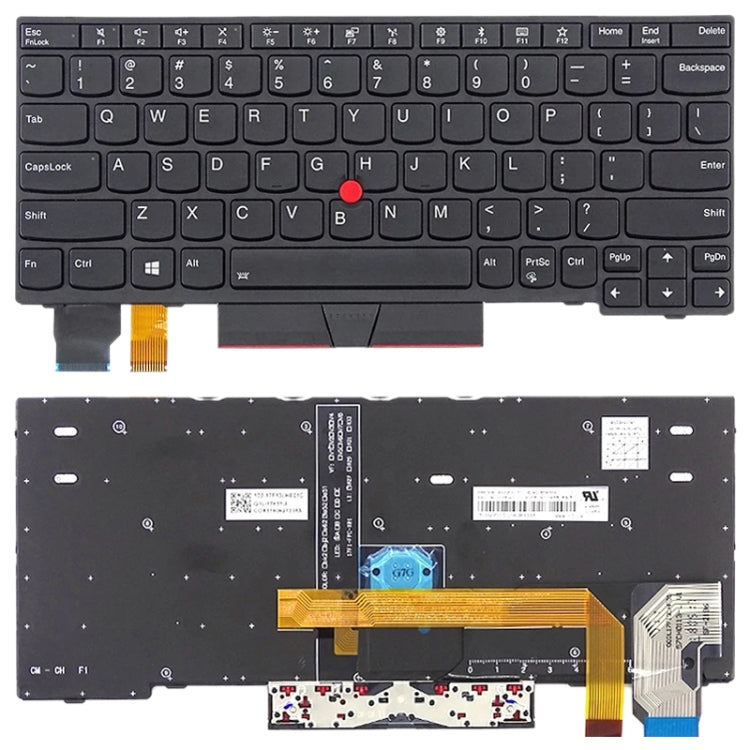 US Version Keyboard with Backlight for Lenovo ThinkPad X280 A285 X390 X395 X13 L13 01YP160 01YP040