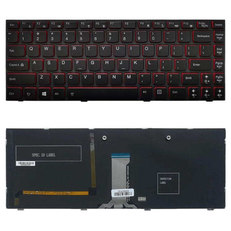 US Version Keyboard with Backlight for Lenovo IdeaPad Y400 Y400N Y410P Y430P