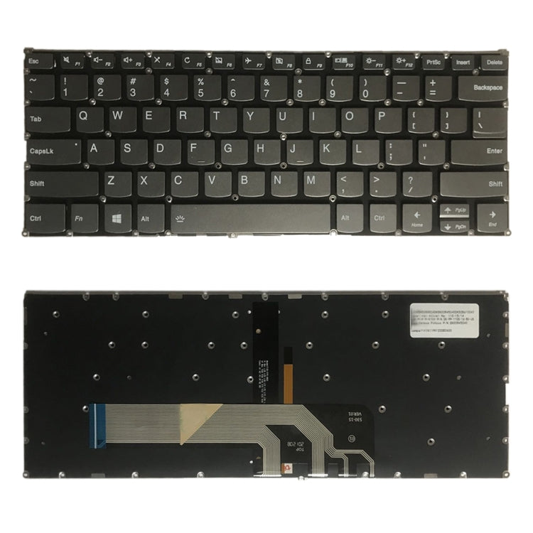 US Version Keyboard with Backlight for Lenovo Yoga 730-13IKB 730-13IWL 730-15IKB 730-15IWL 530-14 530-14IKB FLEX6-14