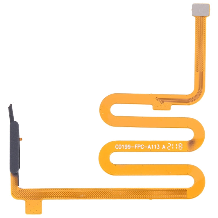 For Infinix Note 10 Pro NFC X695 Original Fingerprint Sensor Flex Cable (Black)