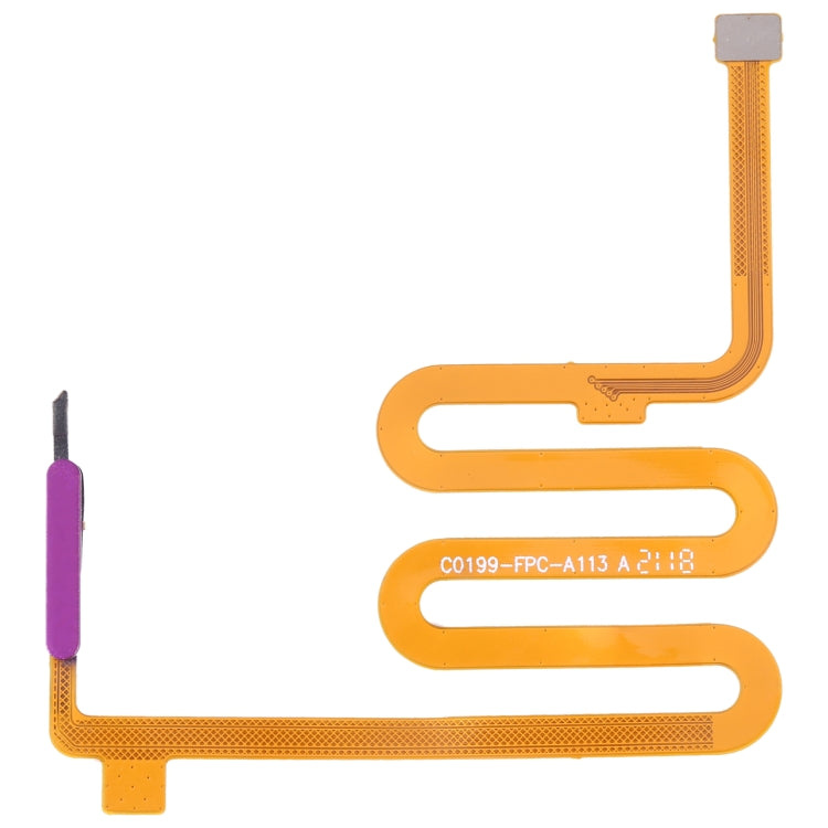 For Infinix Note 10 Pro NFC X695 Original Fingerprint Sensor Flex Cable (Purple)