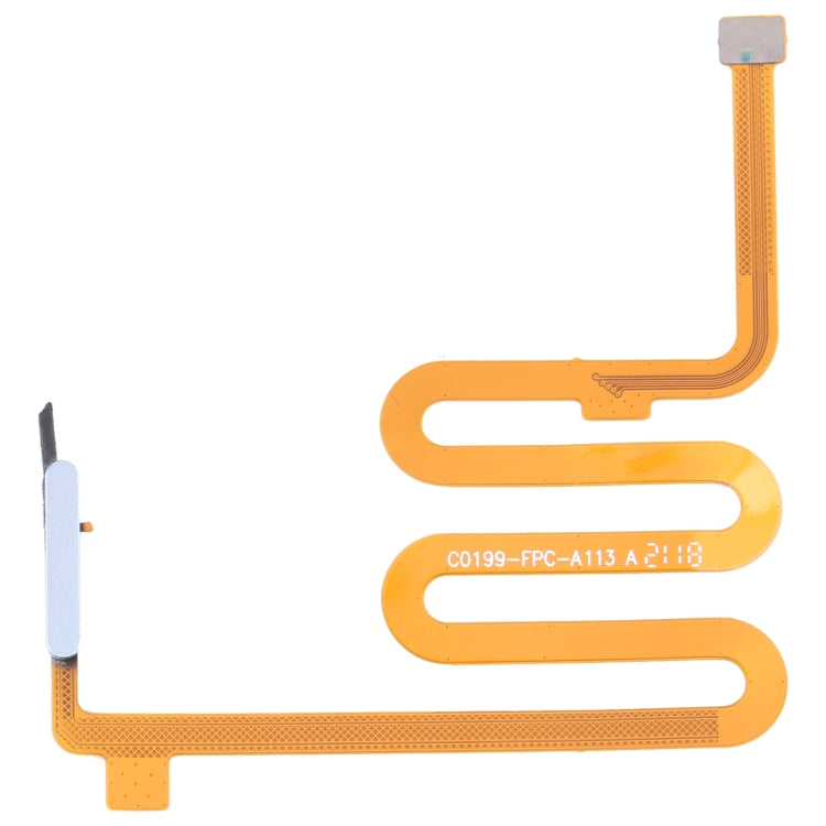 For Infinix Note 10 Pro NFC X695 Original Fingerprint Sensor Flex Cable (Silver)