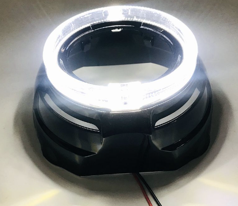 3-inch lens decorative cover LED light guide aperture angel eye modified Cayenne cover universal hood fat