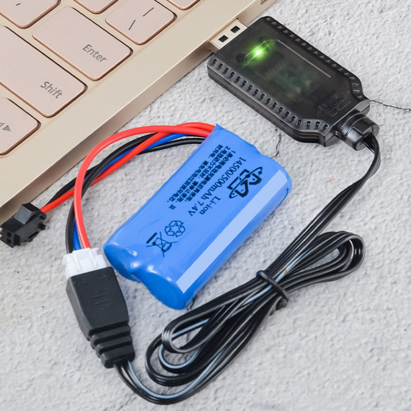 7.4V Lithium Battery Charger Toy Aircraft Accessories USB Data Cable(XH-3P)