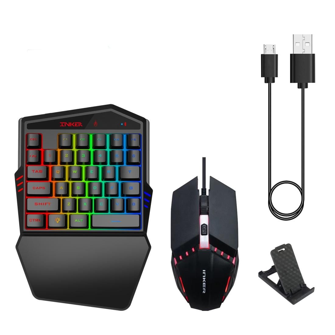 HXSJ K99 Bluetooth 4.2 Mobile Game Keyboard Throne Mouse Set