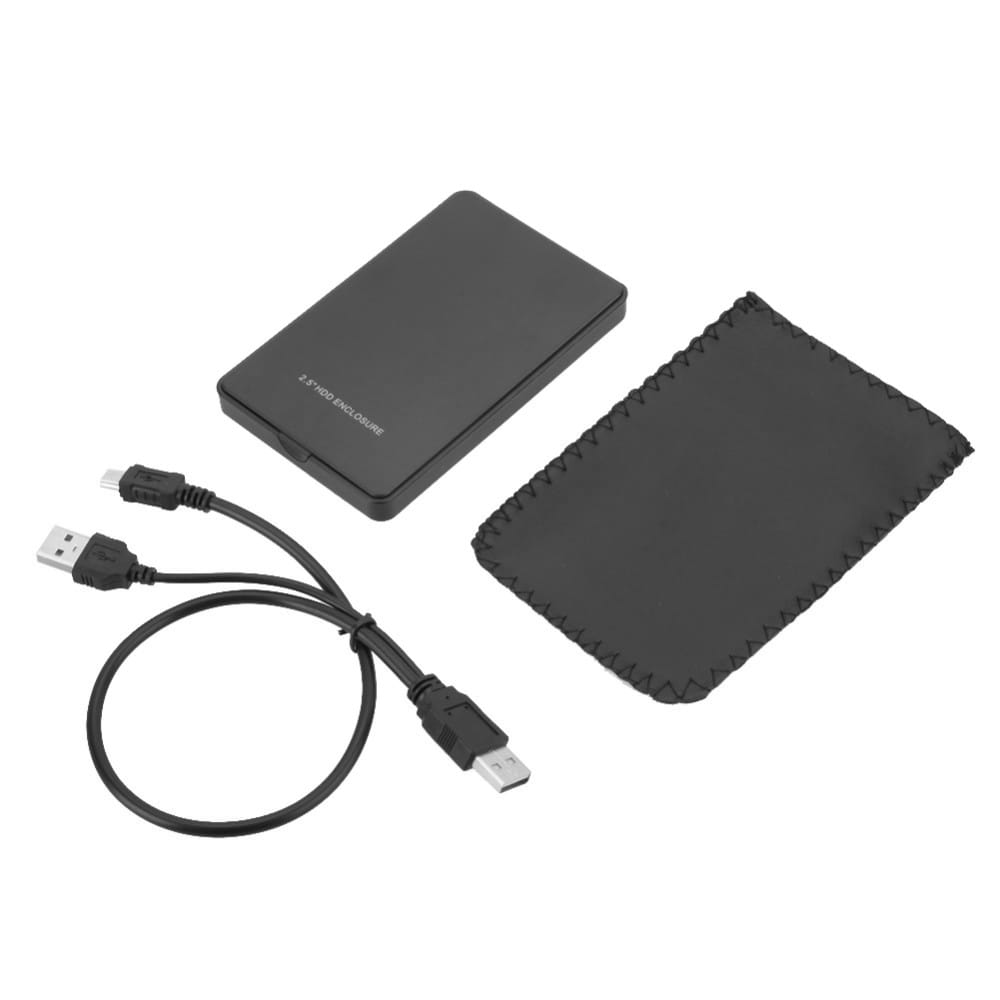 USB2.0 Portable Mobile HDD External Hard Drive Disk Case