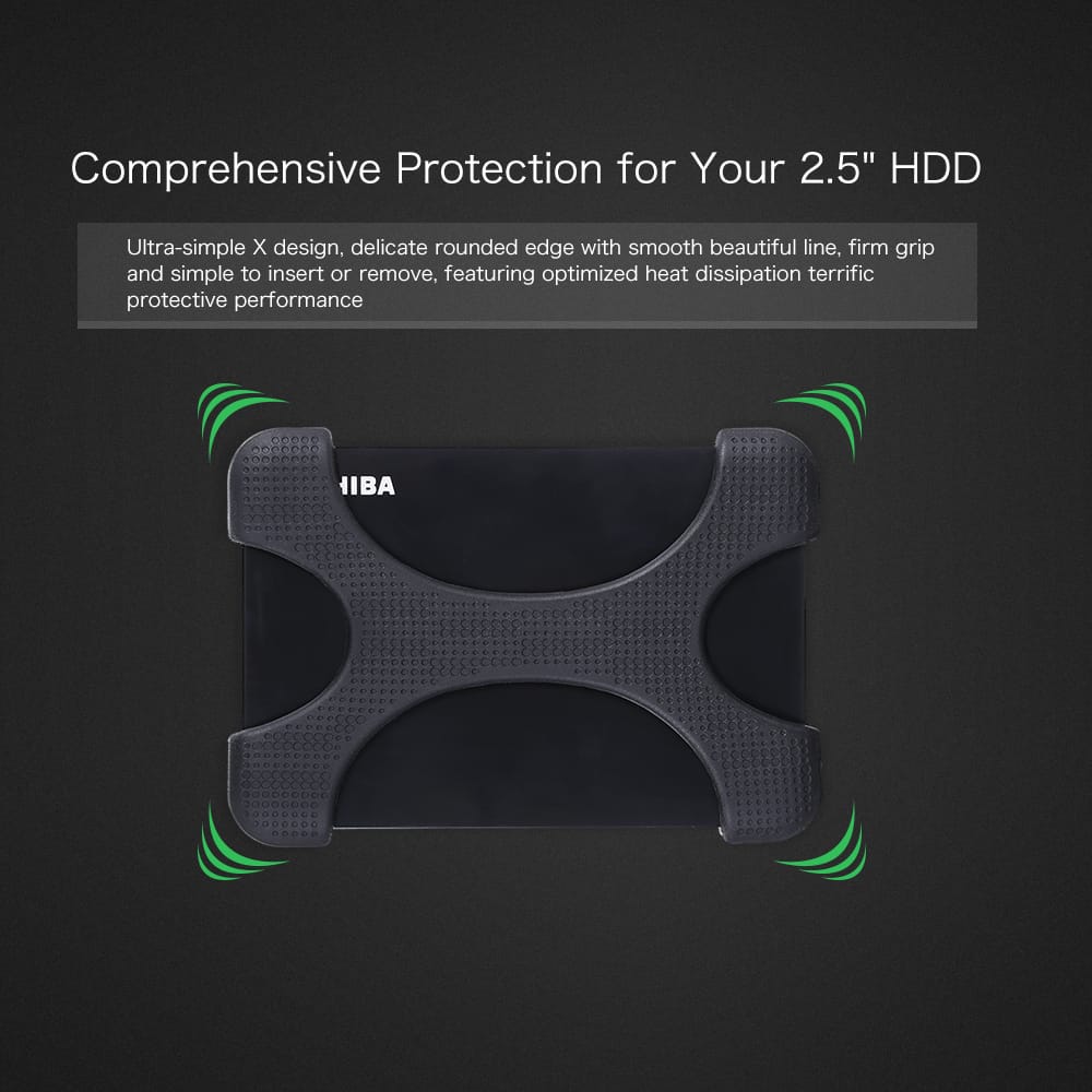 2.5inch HDD Silicone Case Hard Drive Disk Cover Protector