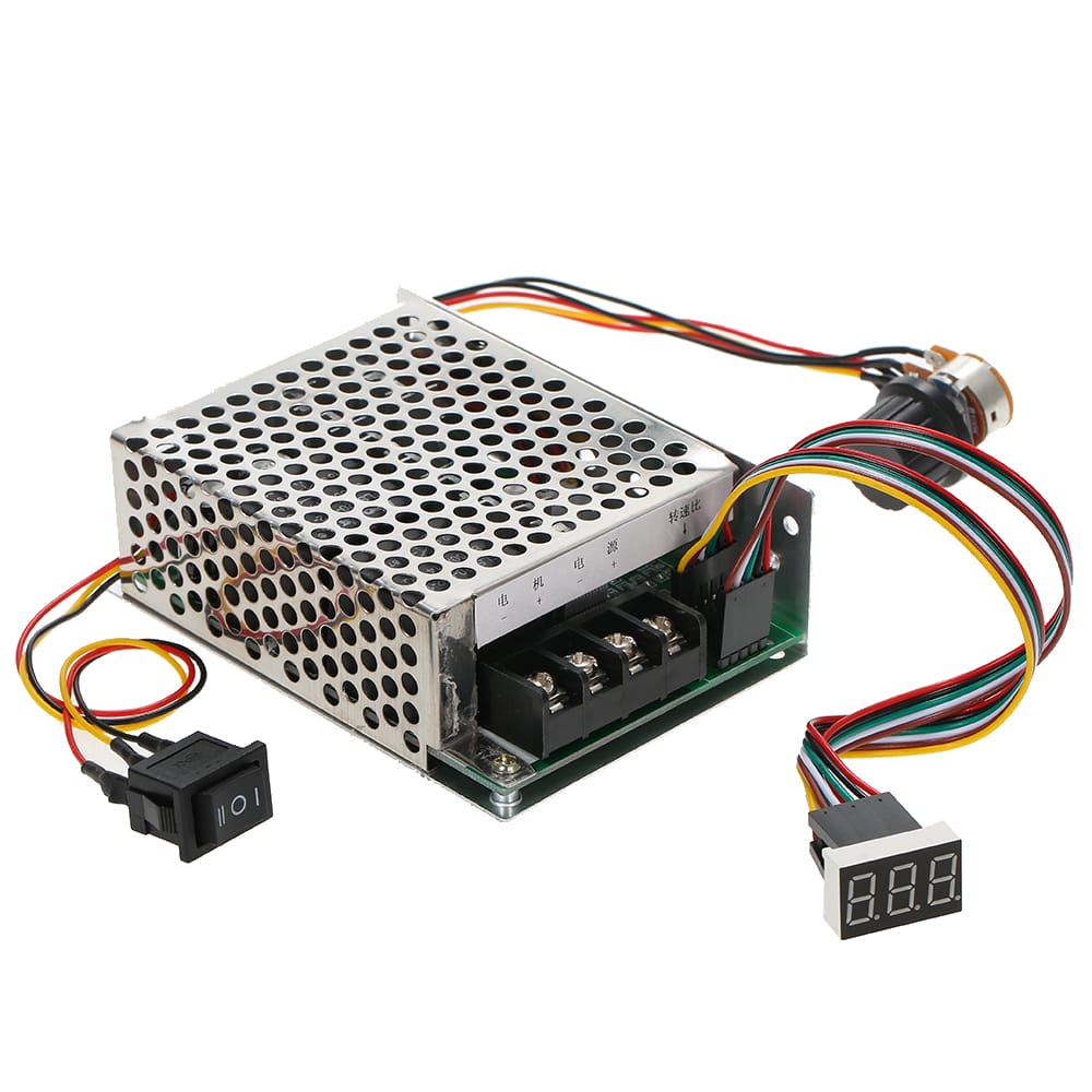 0~100% Adjustable 12V24V36V 60A DC Motor Speed Controller