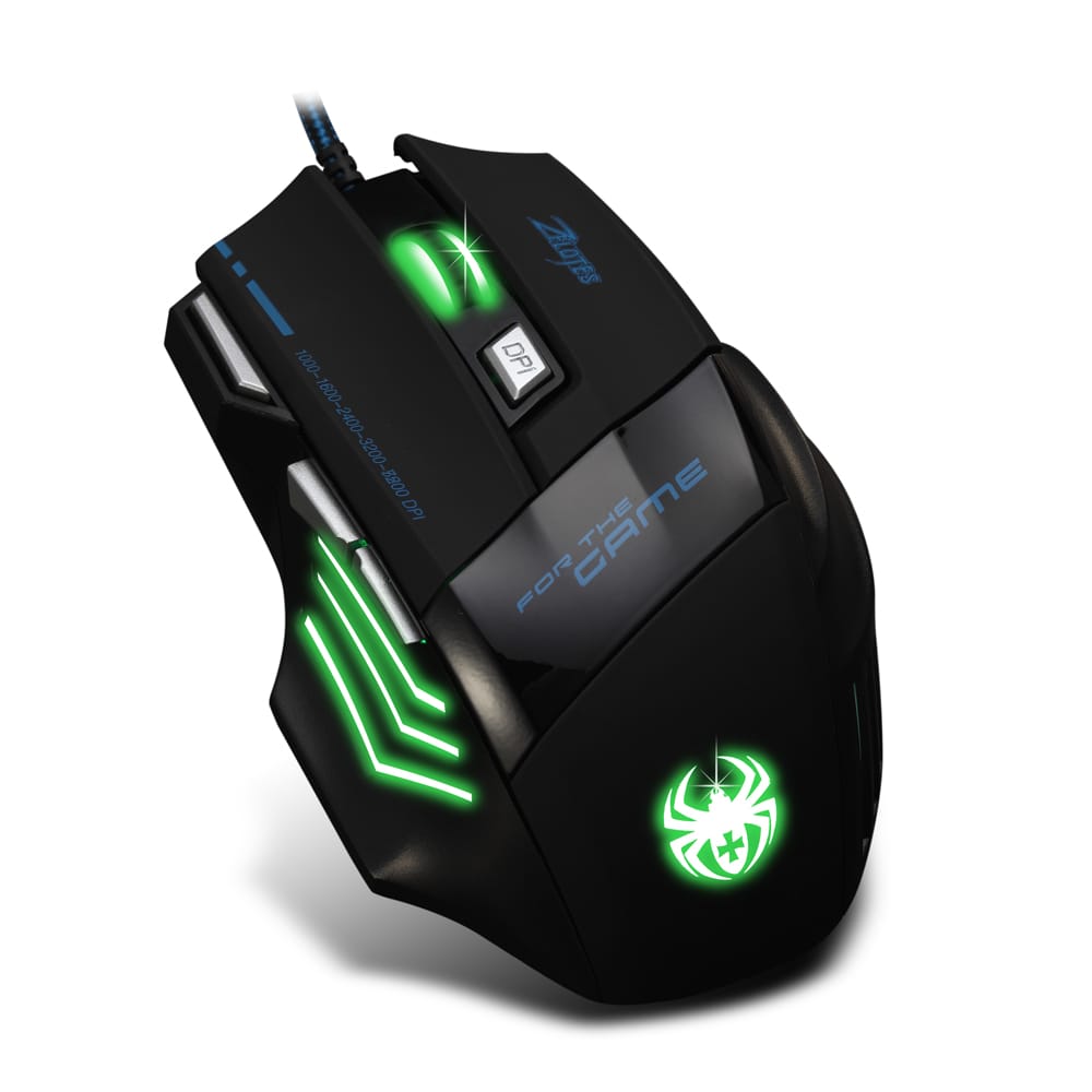 ZELOTES T-80 Gaming Mouse 7200 DPI Backlight Multi Color LED