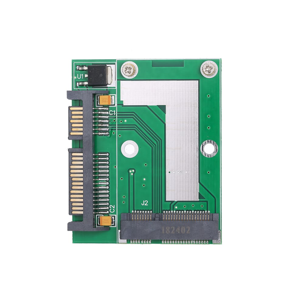 Half-Height mSATA Mini PCI-e SSD to 2.5in SATA3 Interface