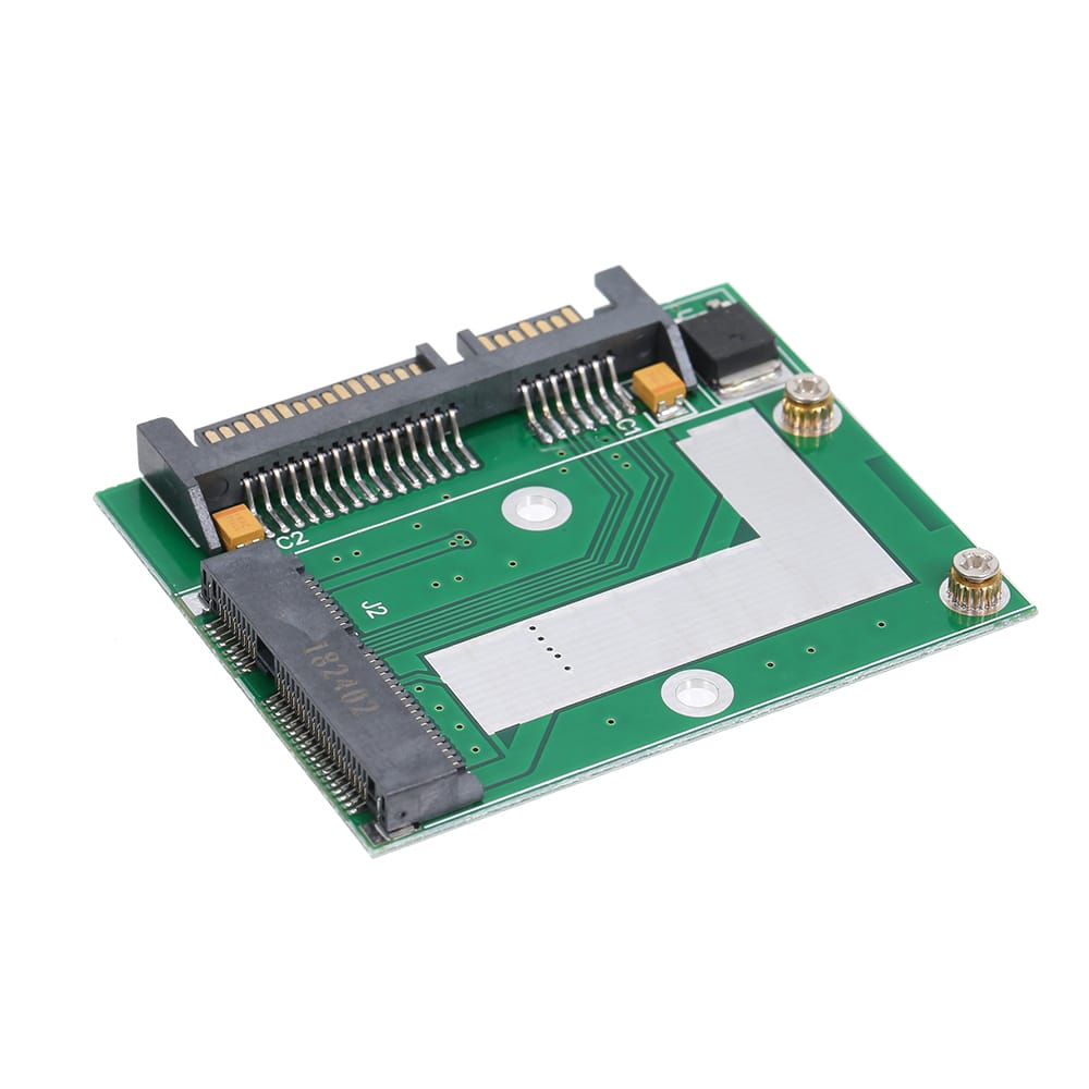 Half-Height mSATA Mini PCI-e SSD to 2.5in SATA3 Interface