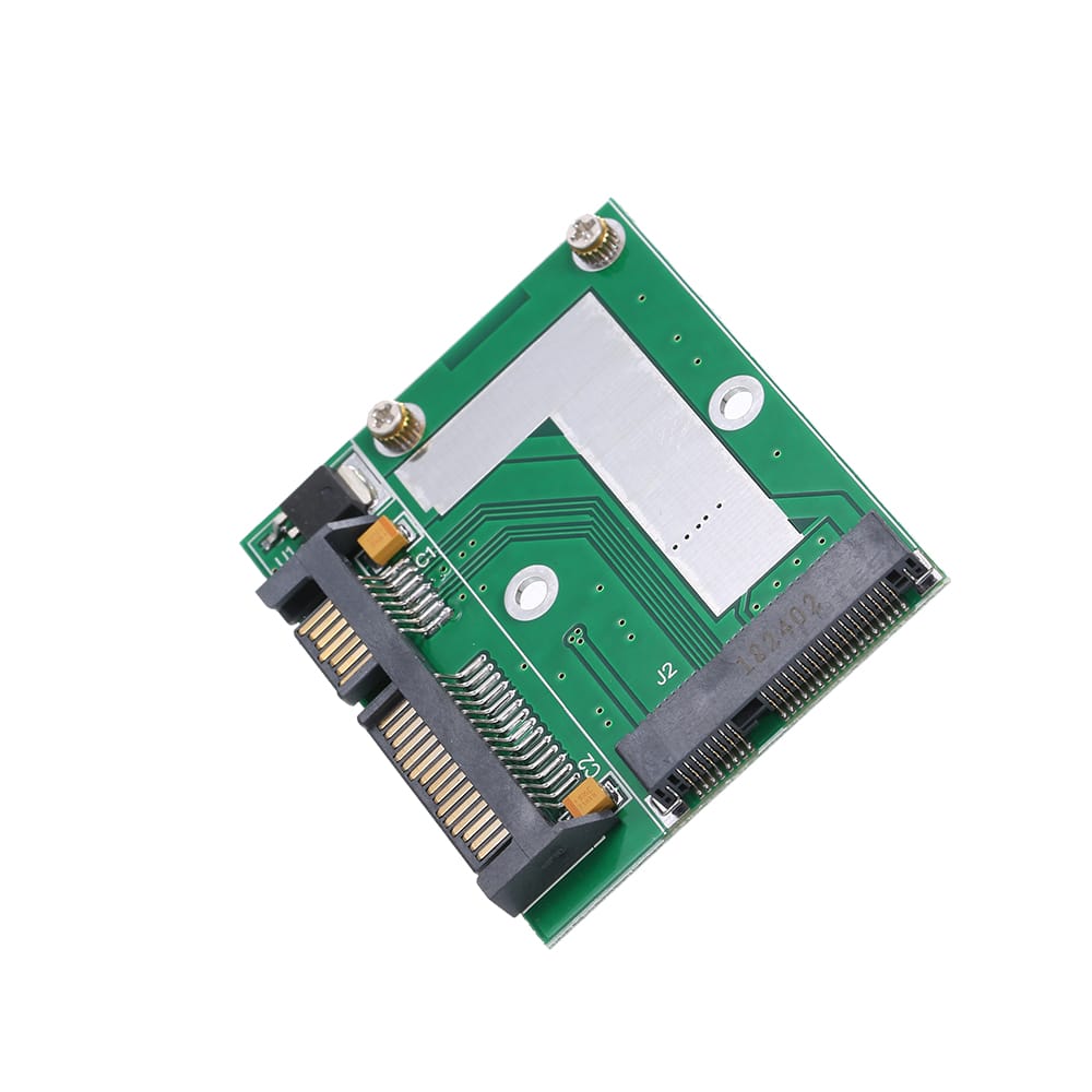 Half-Height mSATA Mini PCI-e SSD to 2.5in SATA3 Interface