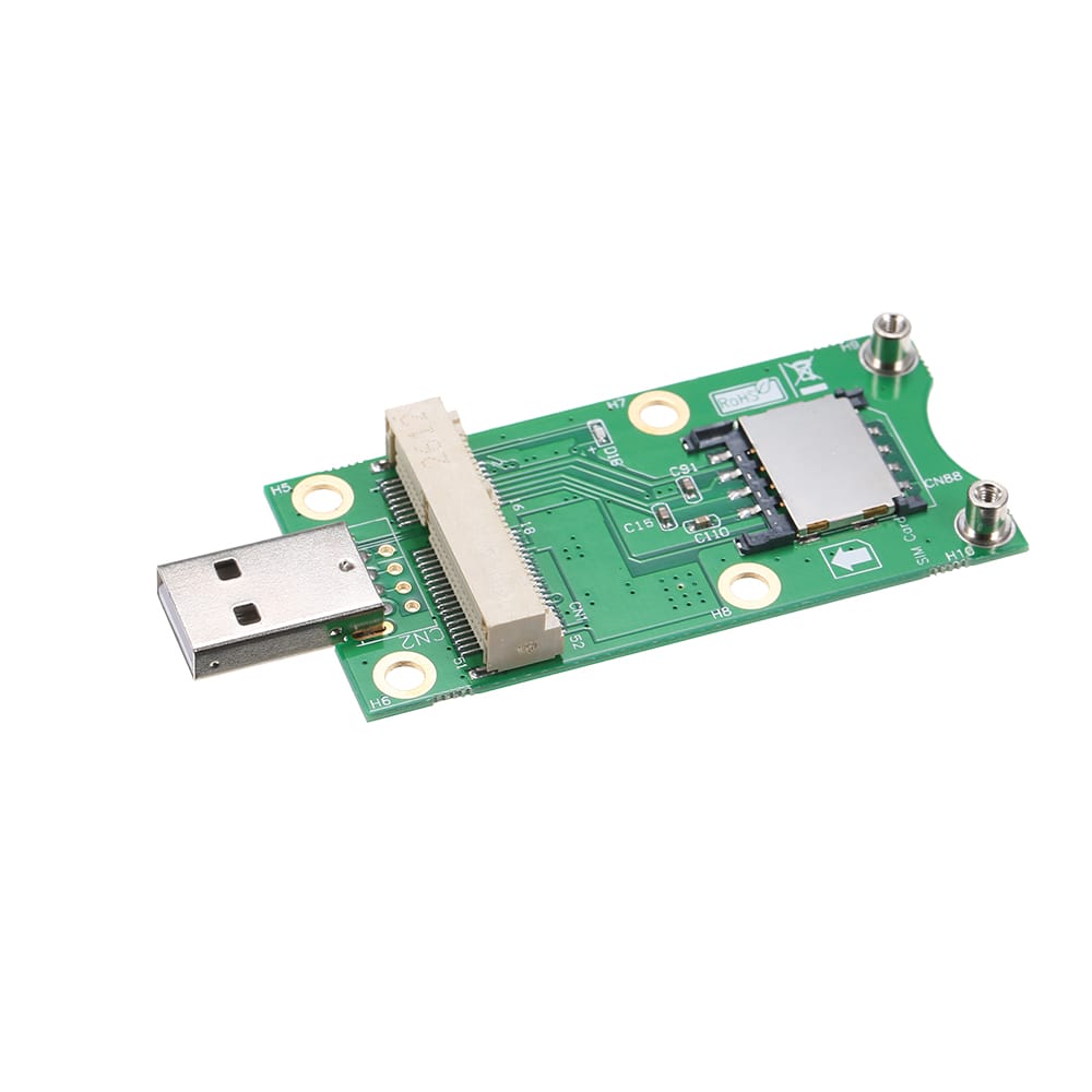 Mini PCI-E to USB with SIM Card WWAN Adapter Card 3G/4G