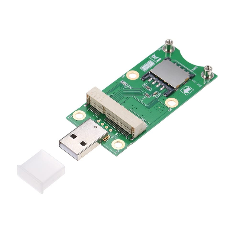 Mini PCI-E to USB with SIM Card WWAN Adapter Card 3G/4G