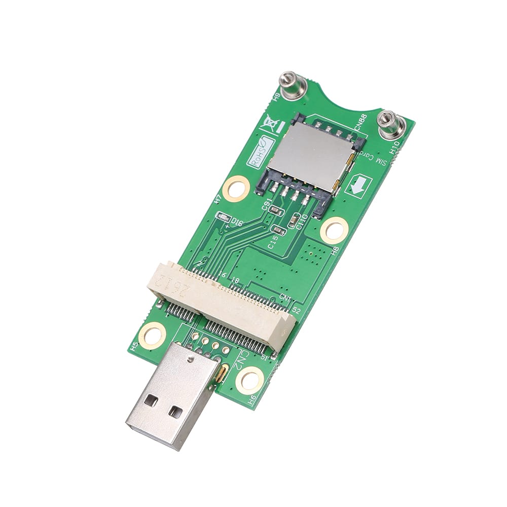 Mini PCI-E to USB with SIM Card WWAN Adapter Card 3G/4G