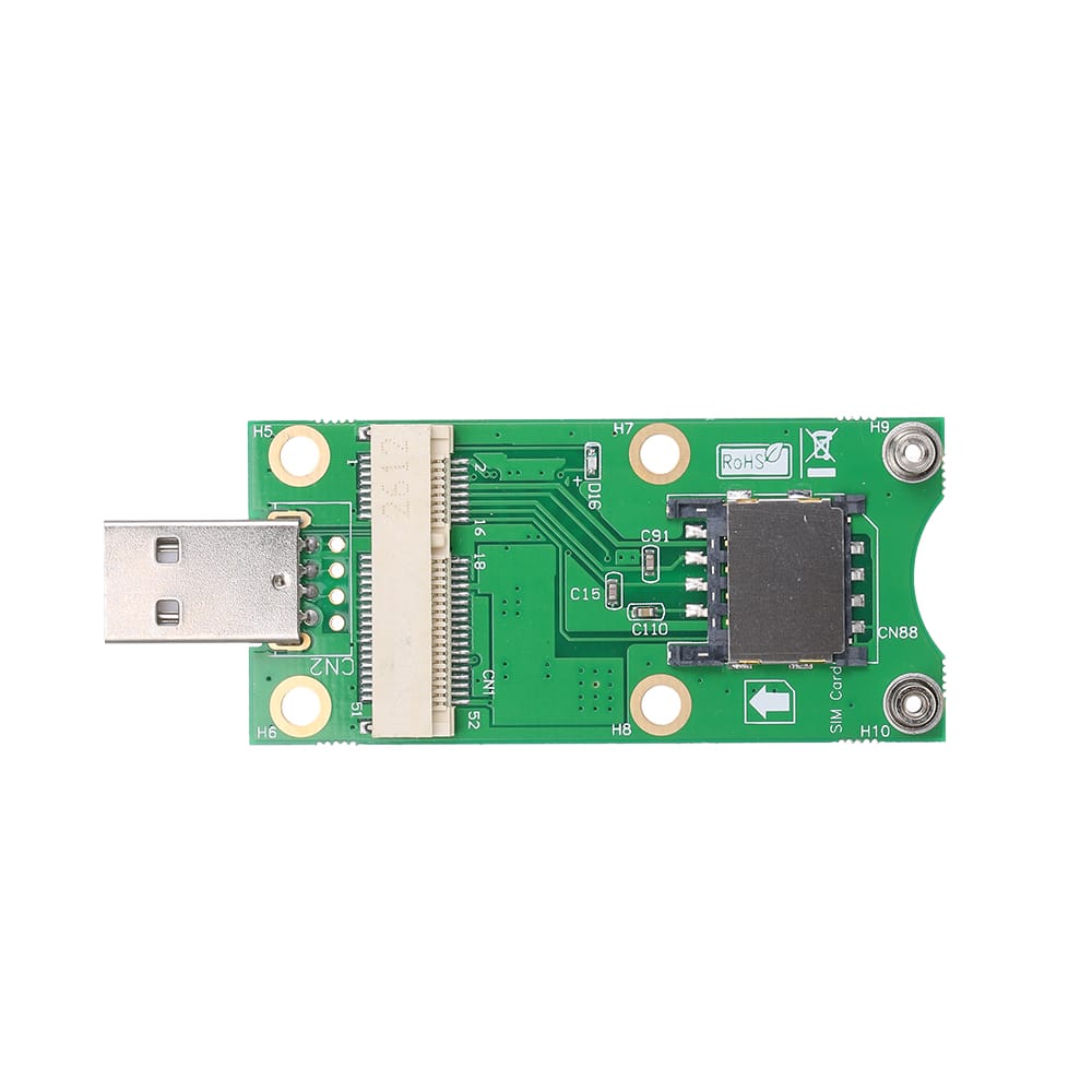 Mini PCI-E to USB with SIM Card WWAN Adapter Card 3G/4G