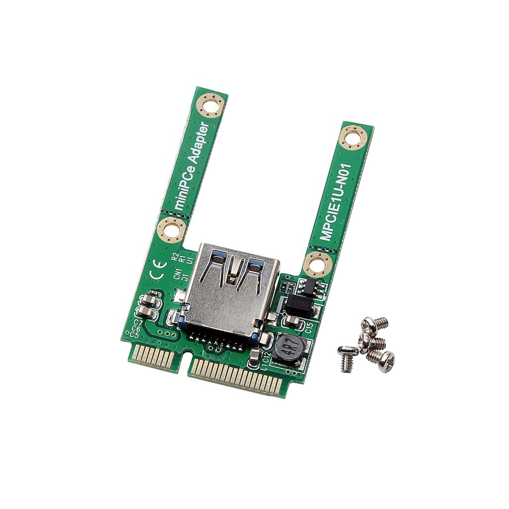 Mini PCI-E to USB2.0 Adapter Card PCI Express Card Support