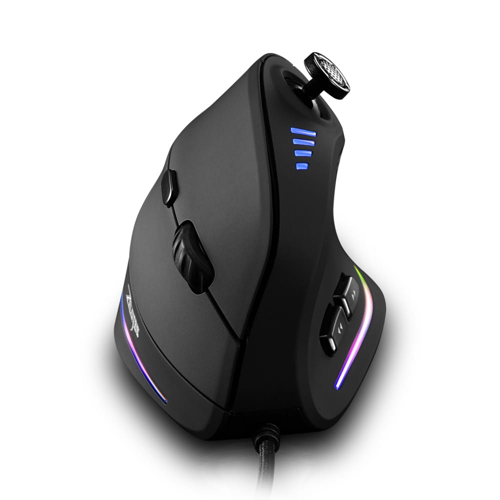 Zelotes C-18 Vertical Wired Gaming Mouse 11 Programmable