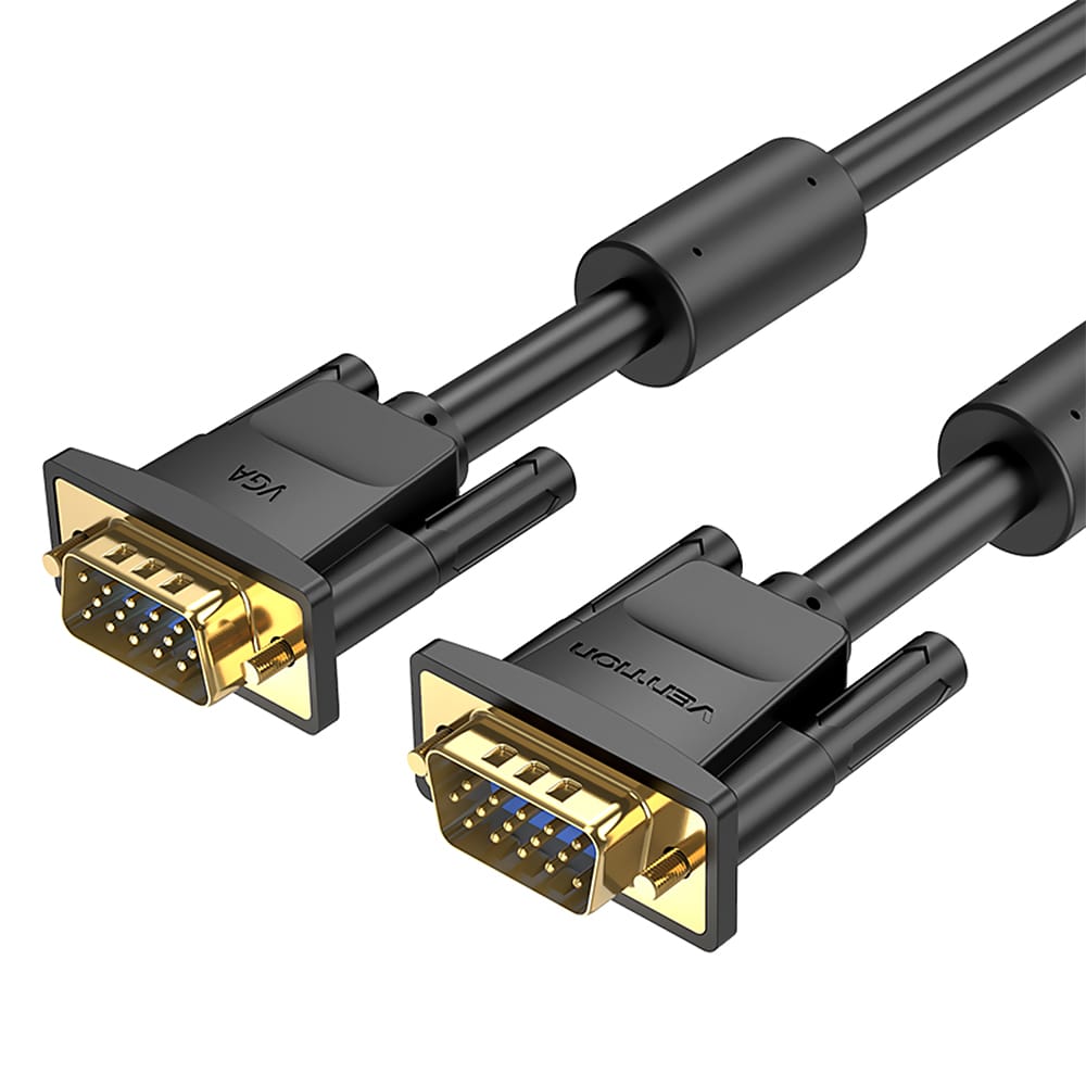 Vention VGA Cable 3+6 VGA Male to Male Cable with HD 1080P - 1m