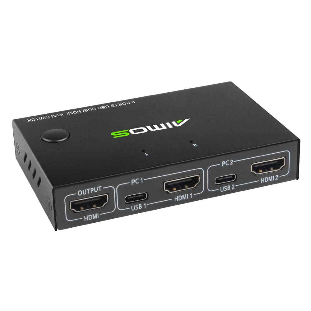 AIMOS AM-KVM201CC 2-Port HDMI KVM Switch Support 4K*2K@30Hz