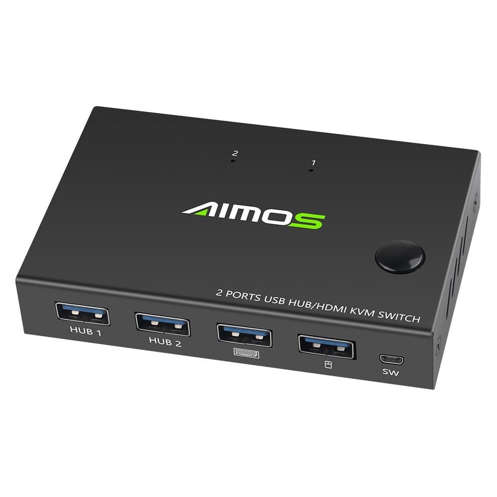 AIMOS AM-KVM201CC 2-Port HDMI KVM Switch Support 4K*2K@30Hz