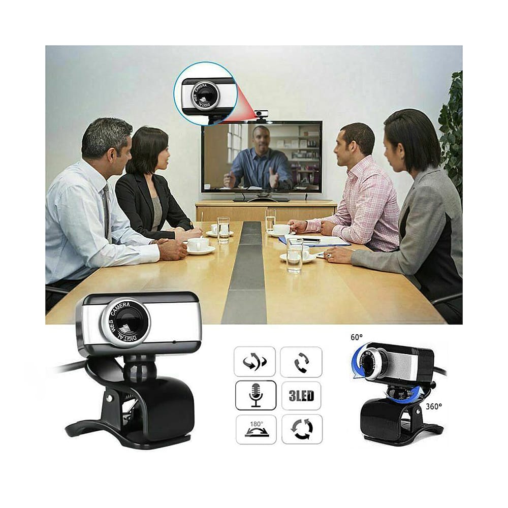 USB Computer Camera 480P Manual Focus Web Camera Drive-free