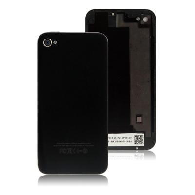 Yellow Glass  Back Cover for iPhone 4S (Black)