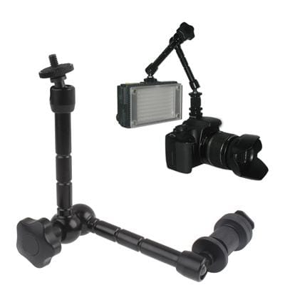 11 inch Articulating Magic Arm for LCD Field Monitor / DSLR Camera / Video lights (Black)