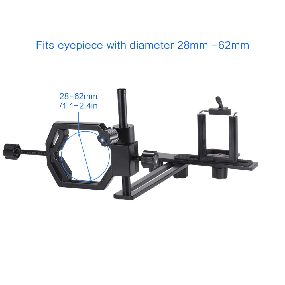 Universal Metal Telescope Phone Digital Camera Mount Adapter