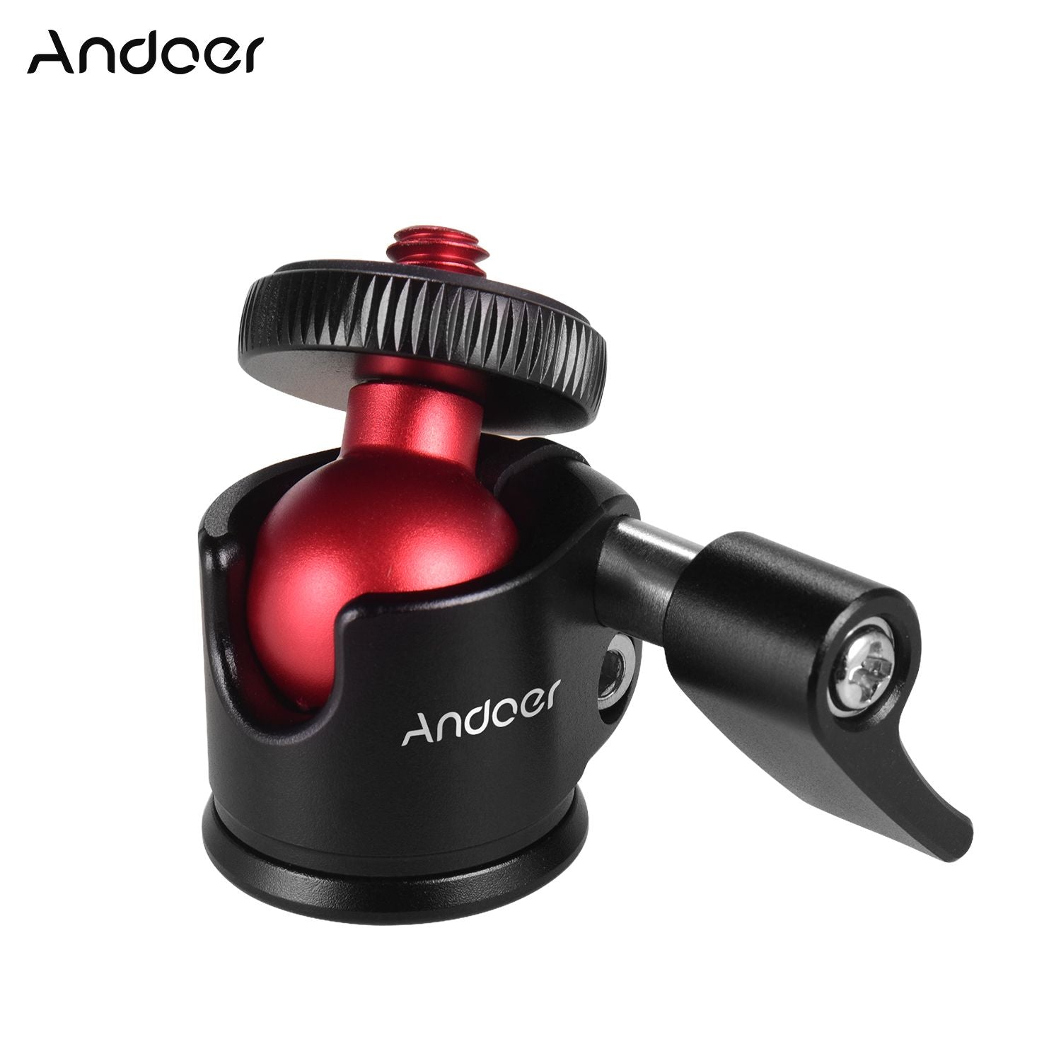 Andoer Mini Tripod Ball Head 360 Degree Swivel for DSLR