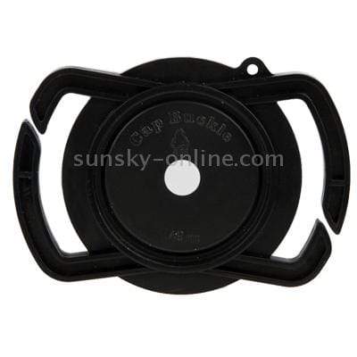 40.5-62mm / 49mm Center Pinch Camera Lens Cap (Black)