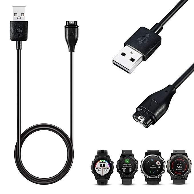 Garmin Universal USB Cable for Fenix 5 / 5x /5s, Vivoactive 3, Forerunner 935 (Black)