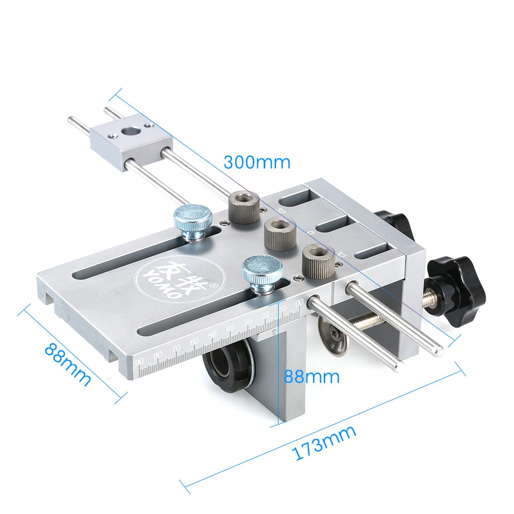 YOMO 3-in-1 Punch Positioner with Clamp Punching Locator