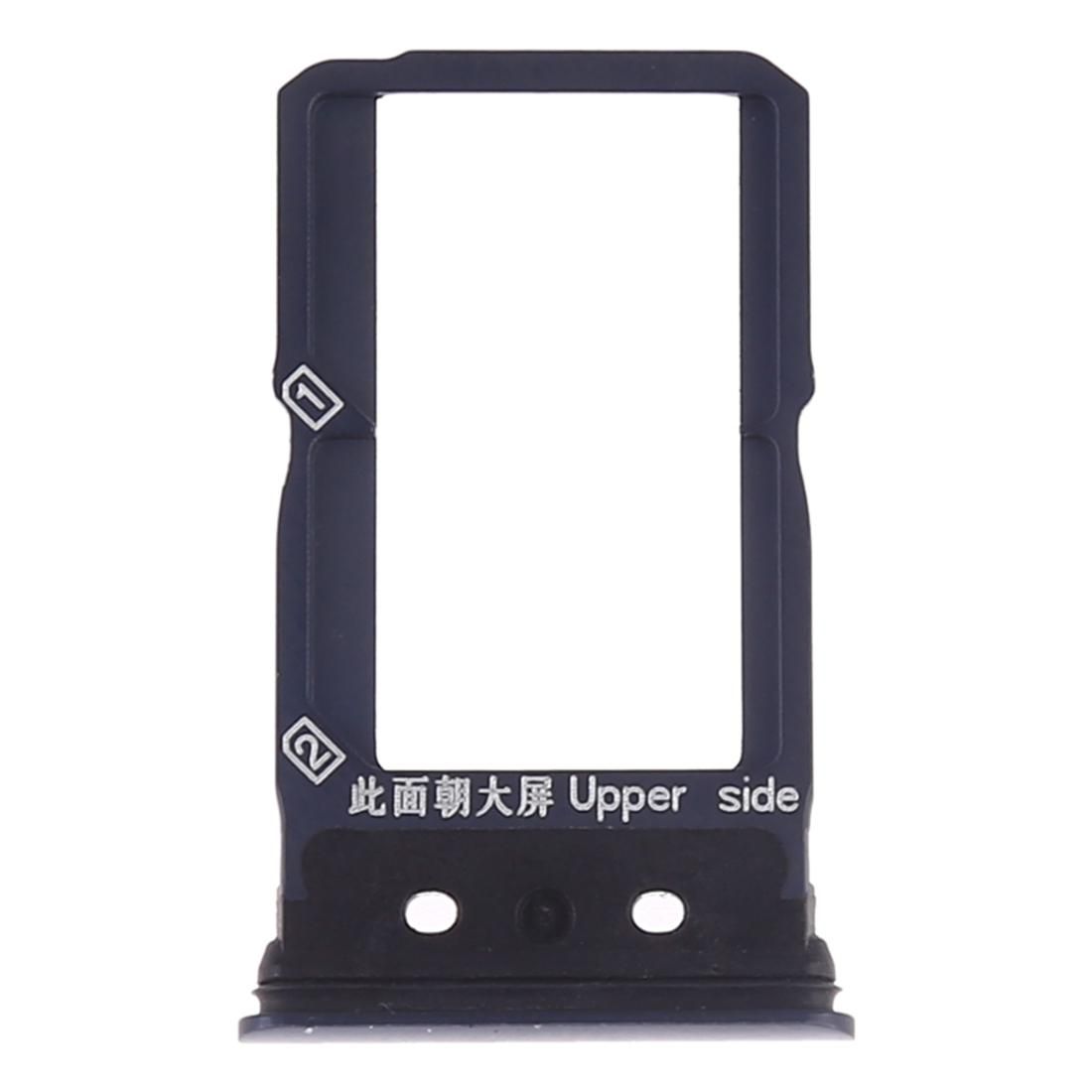 SIM Card Tray + SIM Card Tray for Vivo NEX Dual Display (Black)