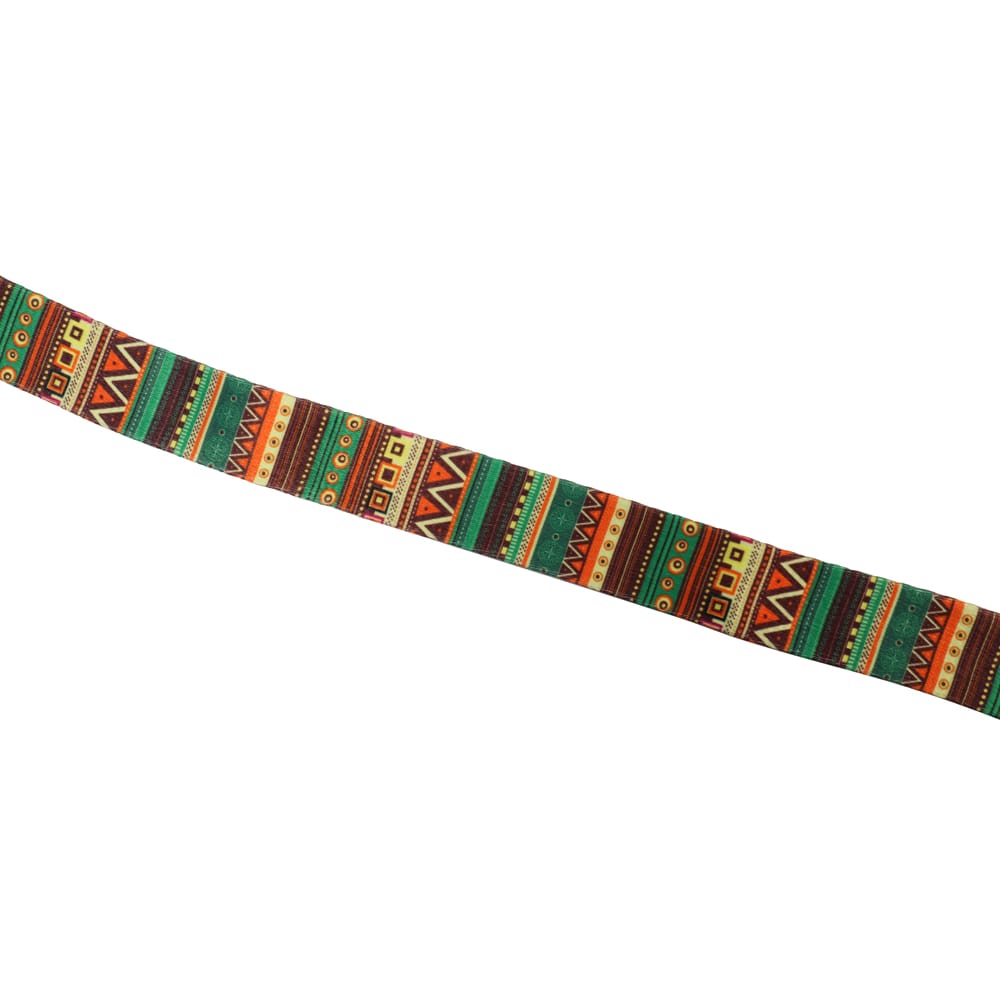 Colorful Ukulele Straps Thermal Transfer Ribbon Ethnic Style