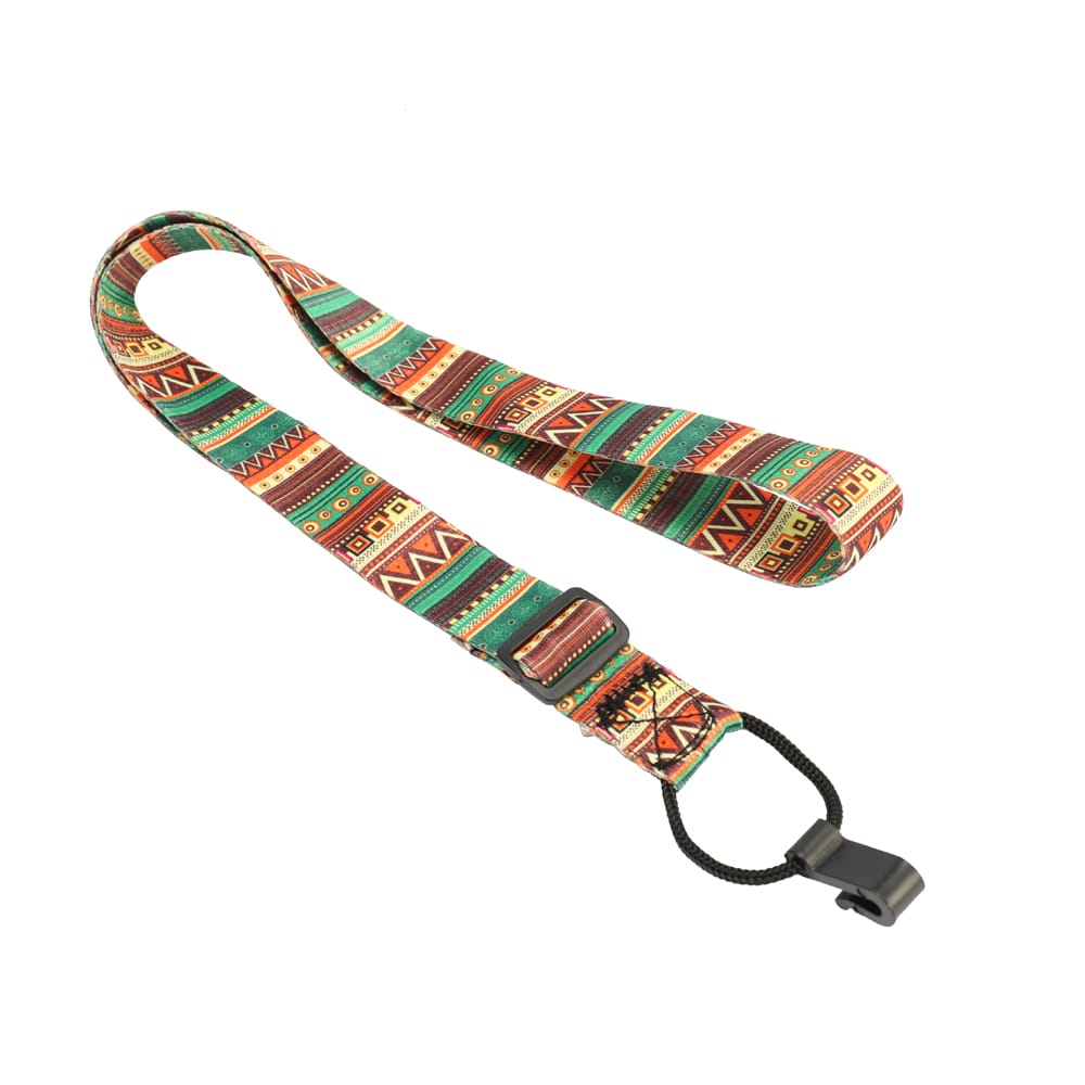 Colorful Ukulele Straps Thermal Transfer Ribbon Ethnic Style