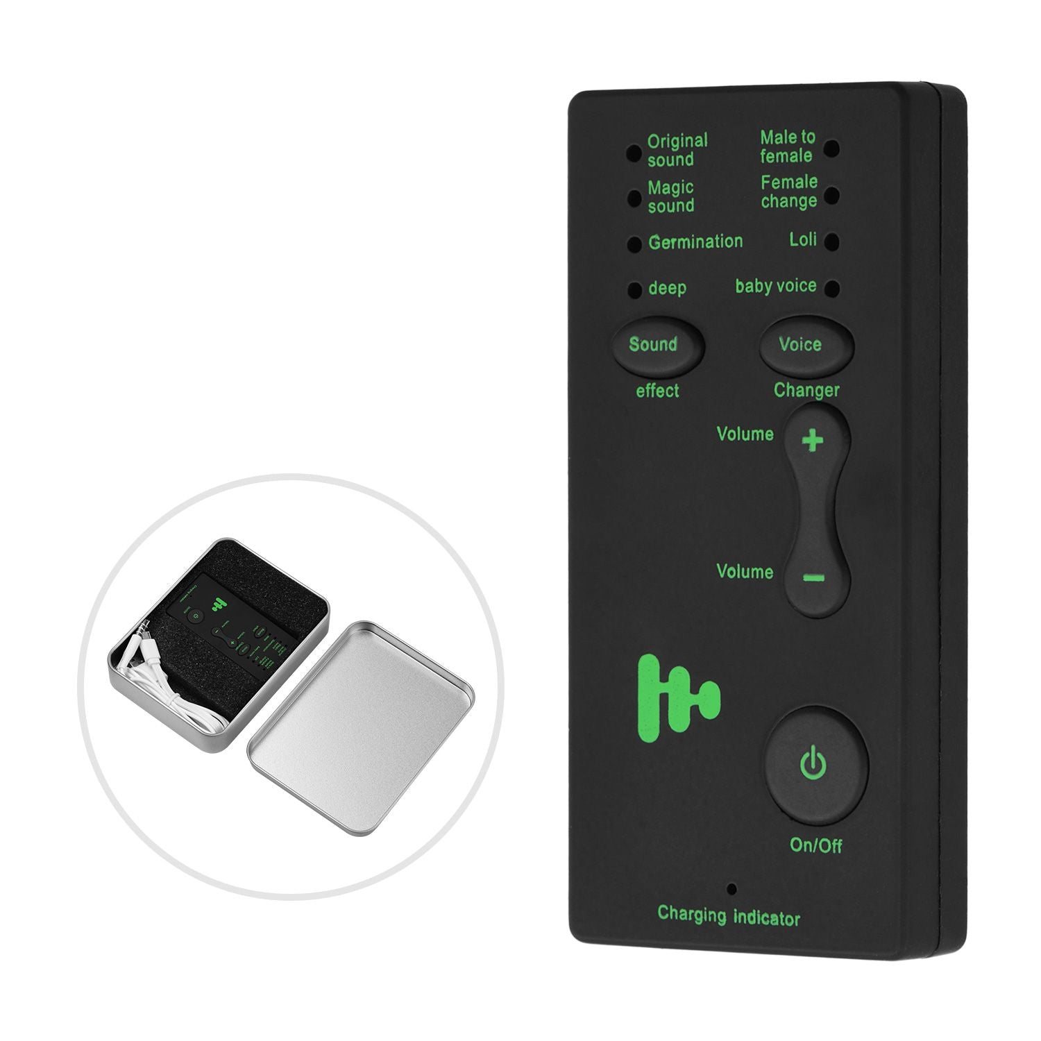 M1 Mini Portable Sound Effects Machine Voice Changer Device