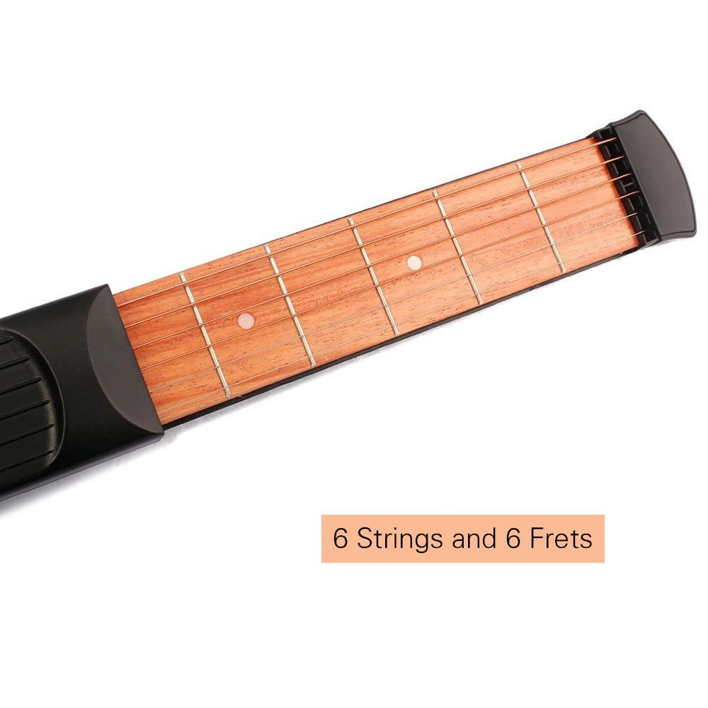 6 String 6 Fret Model Portable Pocket Guitar Neck Chord