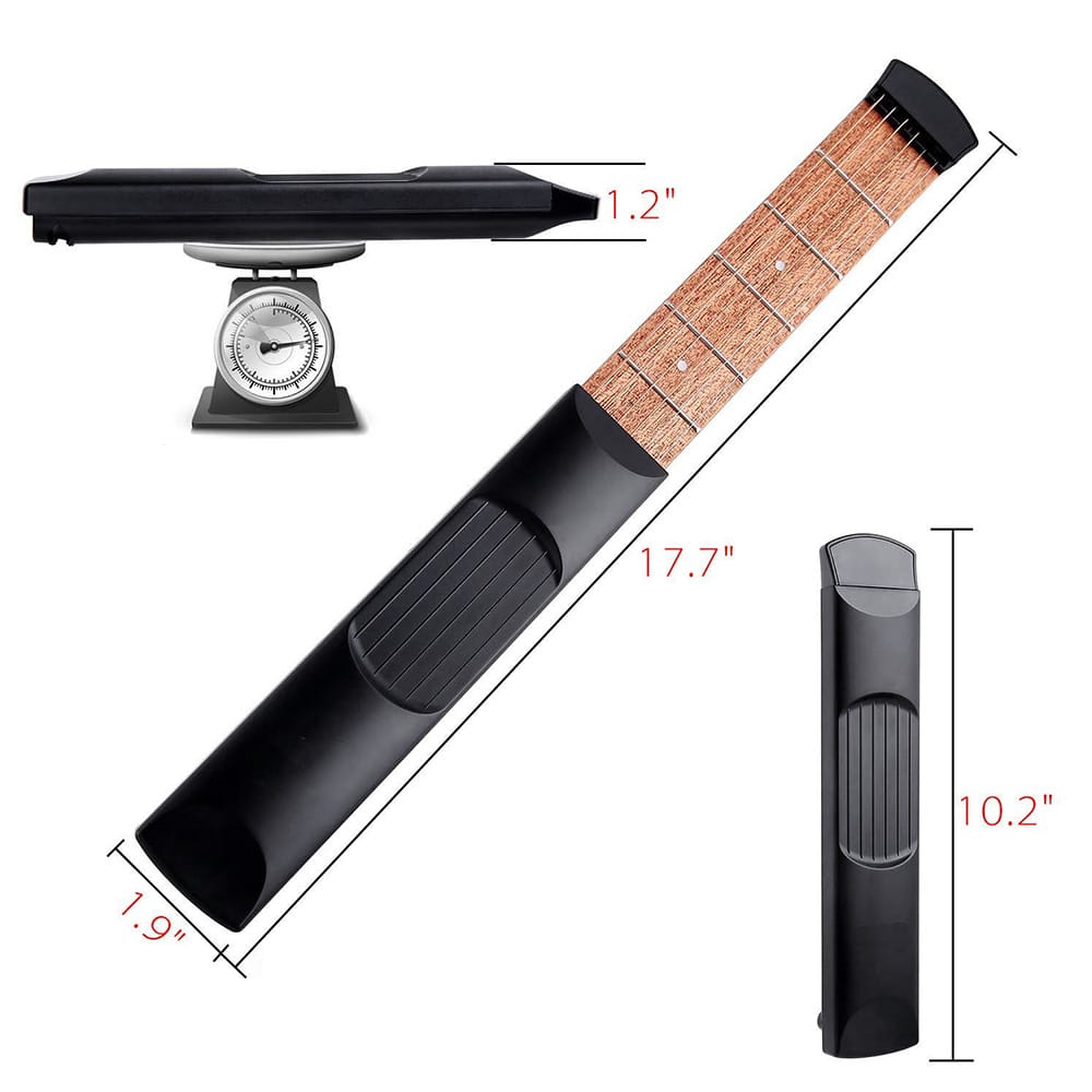 6 String 6 Fret Model Portable Pocket Guitar Neck Chord