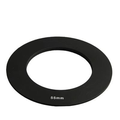 55mm Square Filter Stepping Ring (Black)