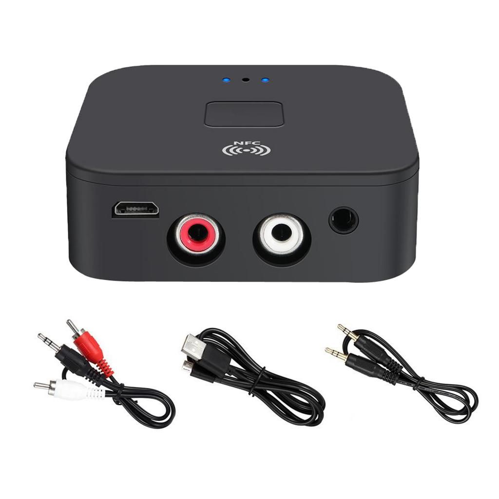 Wireless Bluetooth 5.0 Receiver Audio Adapter RCA AUX for TV PC